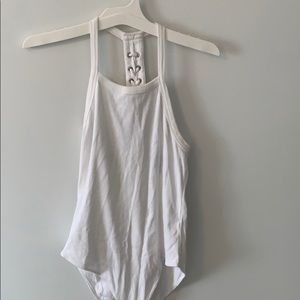 White Tank Top Bodysuit
